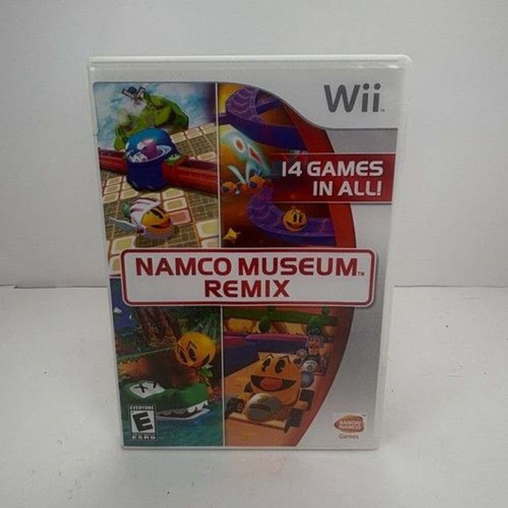 Namco Museum Remix Wii (Nintendo Wii, 2007) Complete W/ Manual